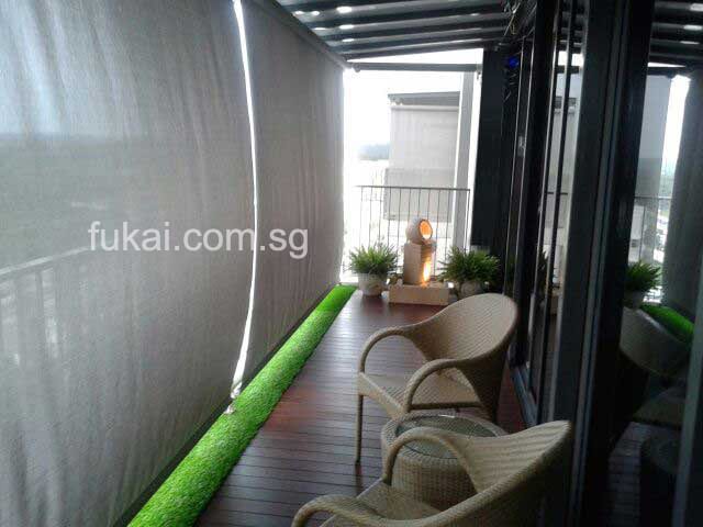 Artificial Grass In The Balcony