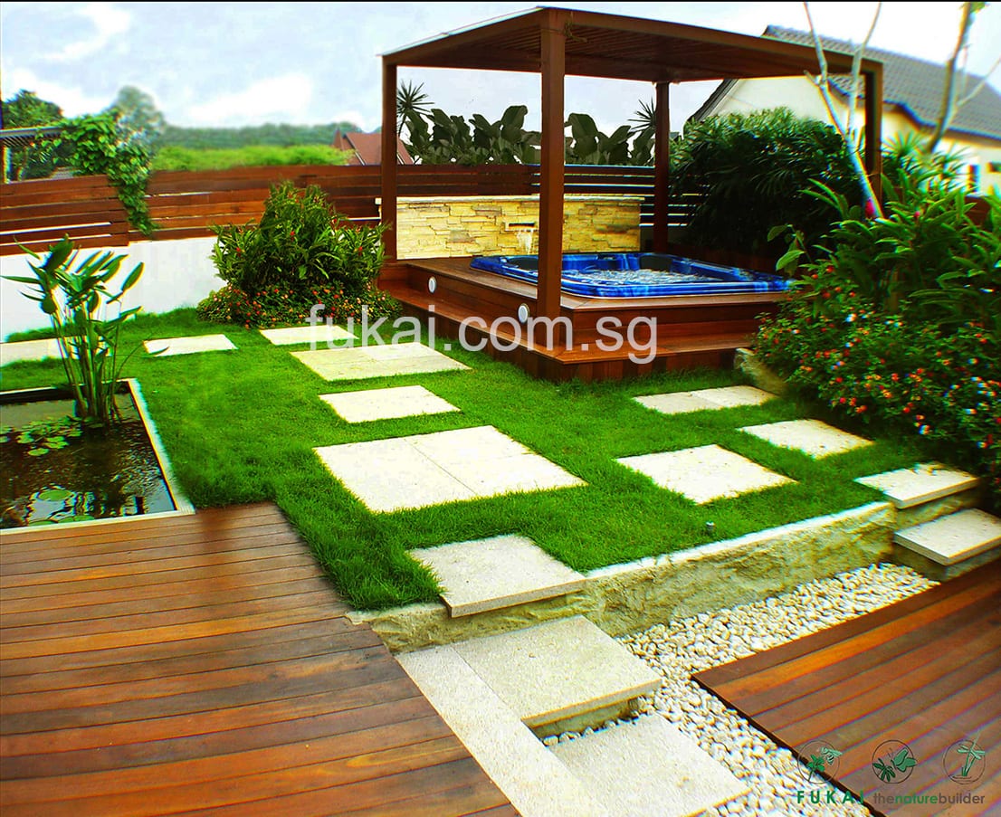 Beautiful Landscape Of A Garden
