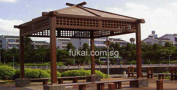 Composite Wood Pavillion