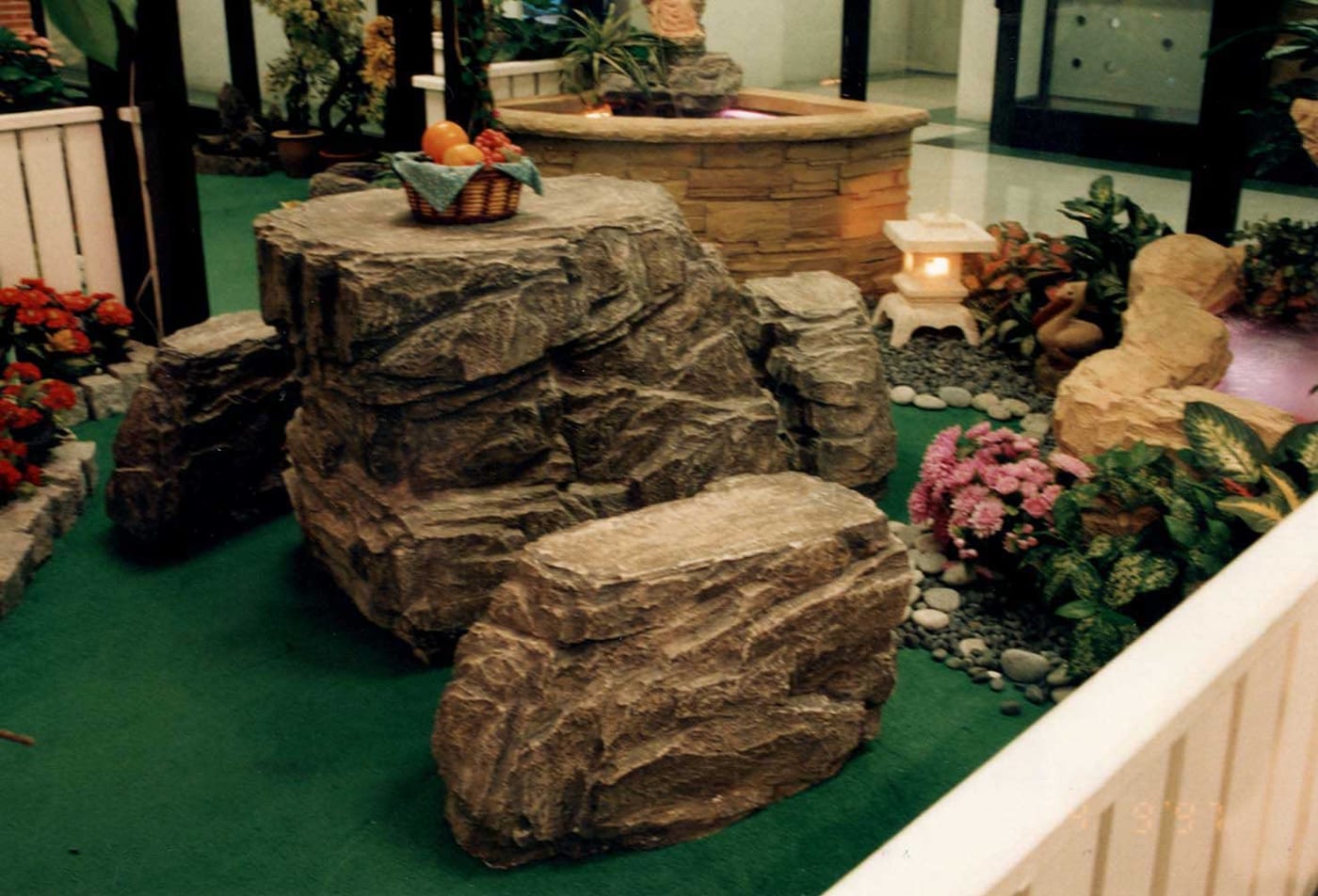 Custom Design Rock Table