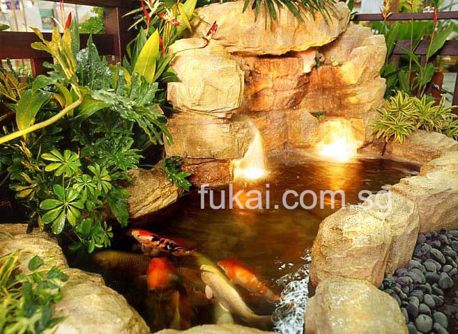 Custom Made Koi Pond1