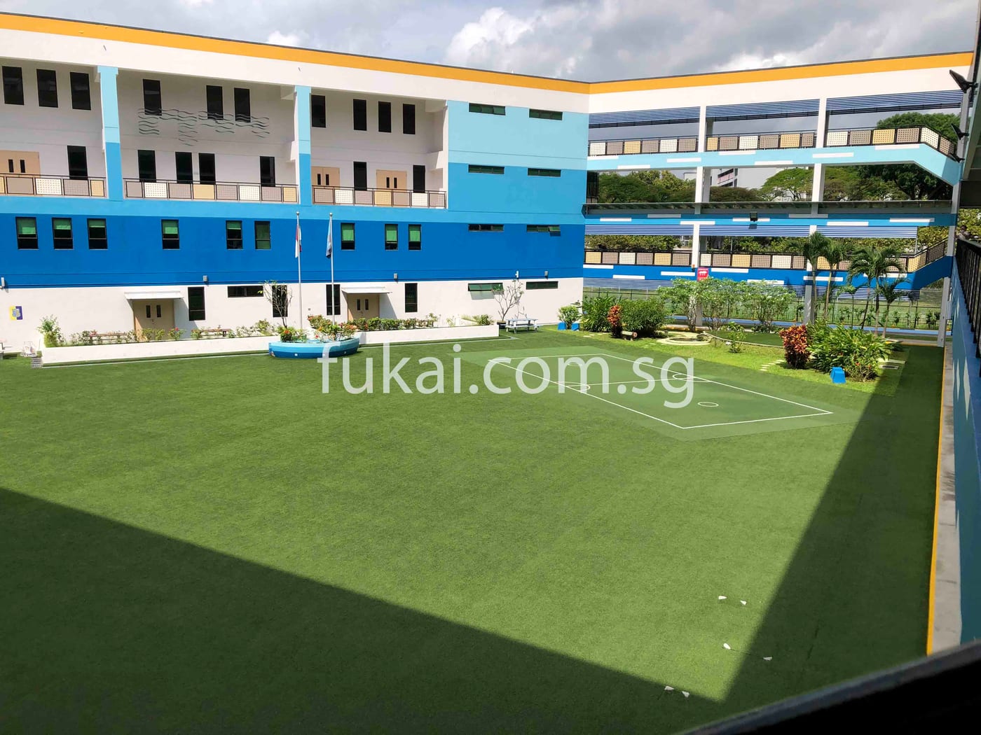 Landscape Artificial Grass With Sports Grass