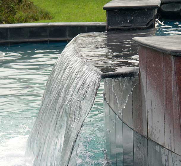 custom-design water feature in singapore