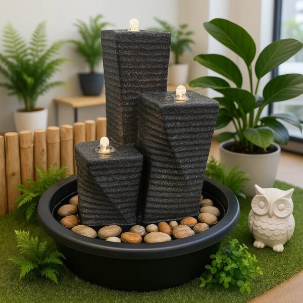 Trio Cascade Cuboid Black - Image 4