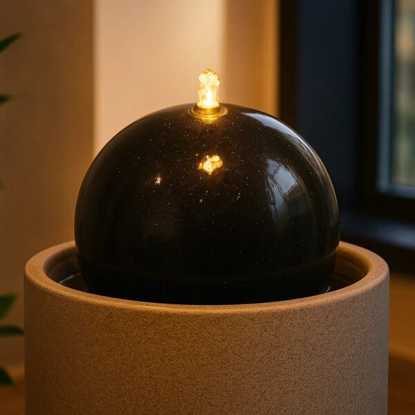 Round Ball Standing Black and White - Image 5