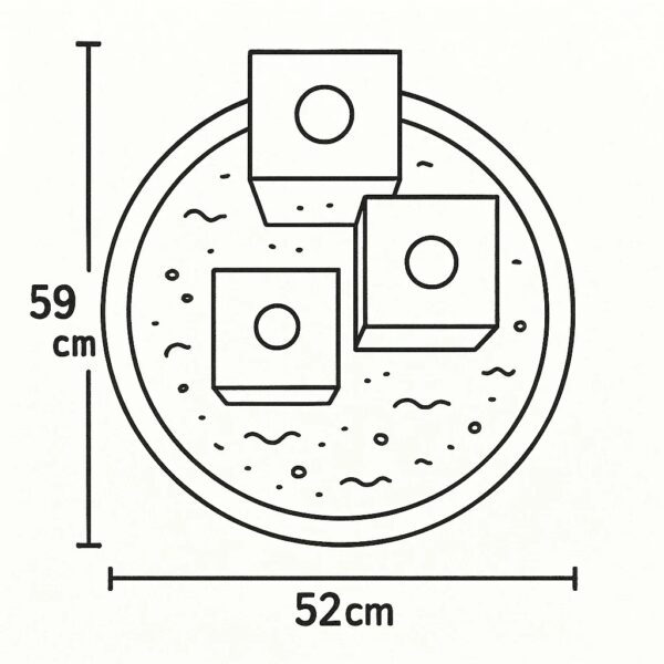 Trio Cascade Cuboid Black - Image 11
