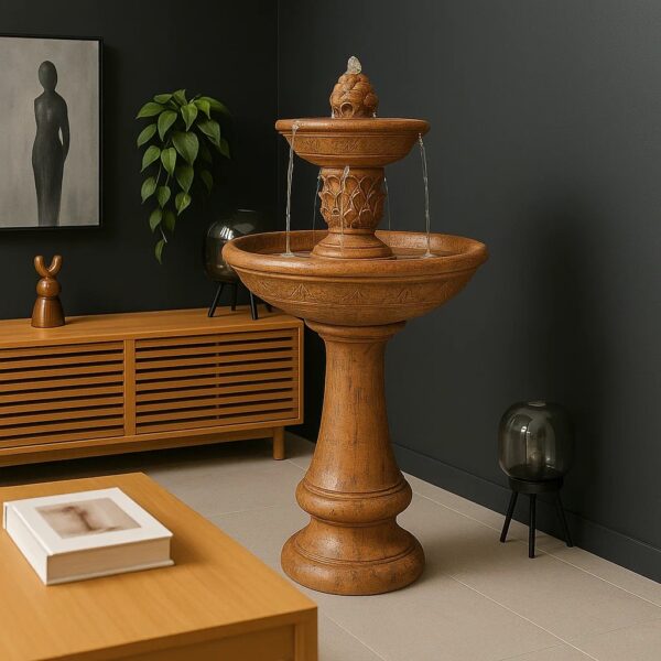 Two-tier-half-bowl-brown - Image 6