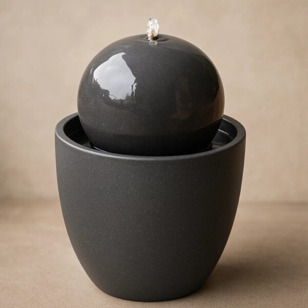 Round Ball Standing Grey - Image 2