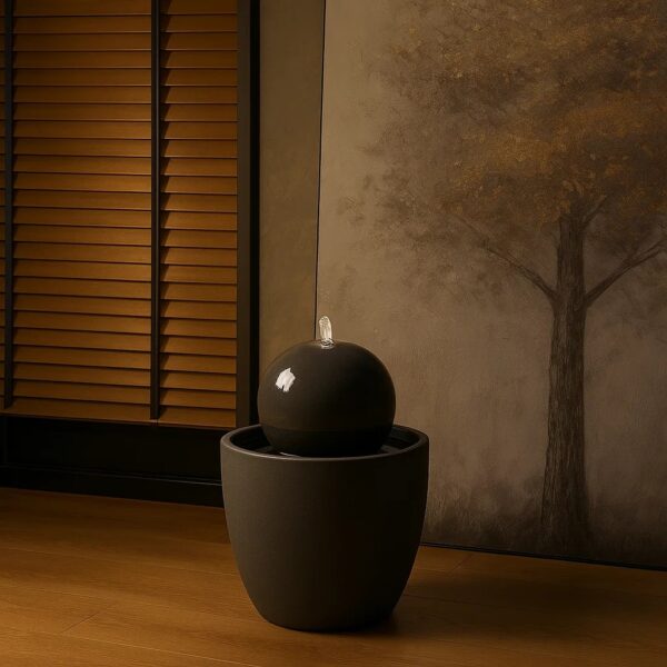 Round Ball Standing Grey - Image 5