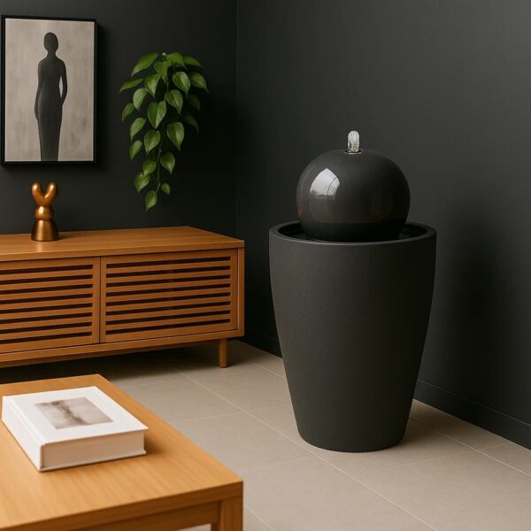 Round Ball Standing Grey - Image 6