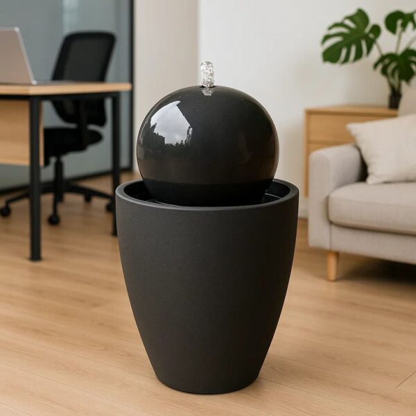 Round Ball Standing Grey - Image 7