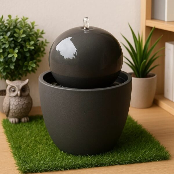 Round Ball Standing Grey - Image 9