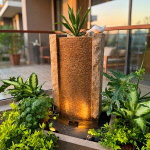Wealth Accumulated Granite Water Feature